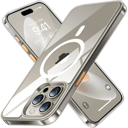 TORRAS Guardian-Mag für iPhone 16 Hülle für MagSafe (TOP Militärschutz & Magnetkraft) Matt Durchscheinende Rückseite Hülle für iPhone 16 Case Dünn Schwarz - Cleverandsmart