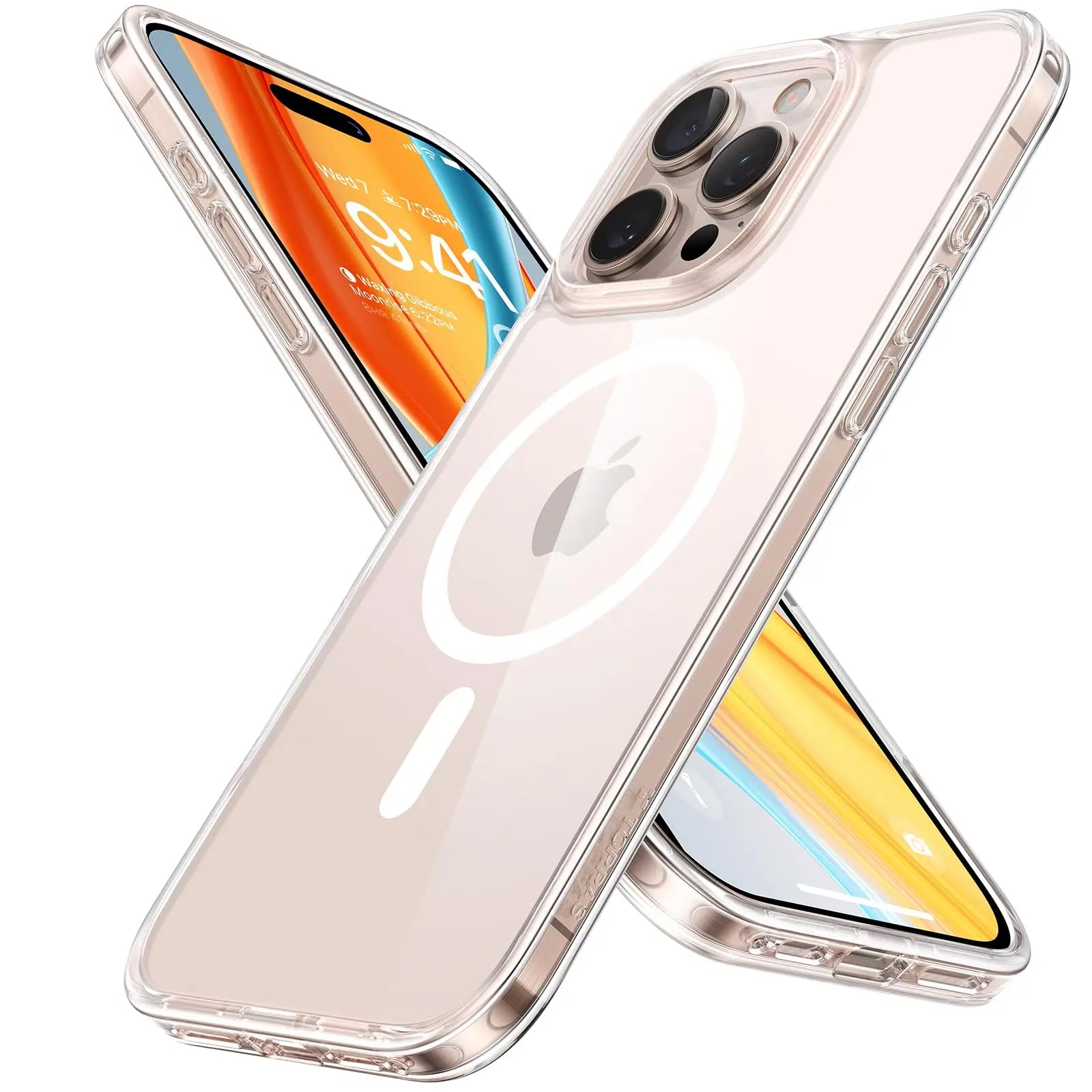 TORRAS Guardian-Mag für iPhone 16 Hülle für MagSafe (TOP Militärschutz & Magnetkraft) Matt Durchscheinende Rückseite Hülle für iPhone 16 Case Dünn Schwarz - Cleverandsmart